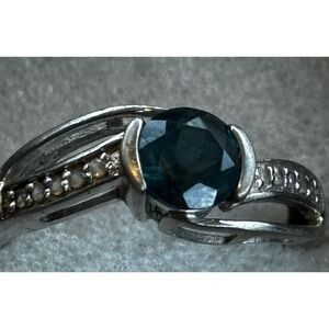 LONDON BLUE TOPAZ Sterling Silver Ring Size 7